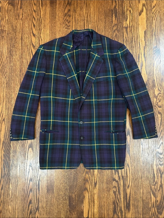 Vintage Other - Vintage Plaid Blazer